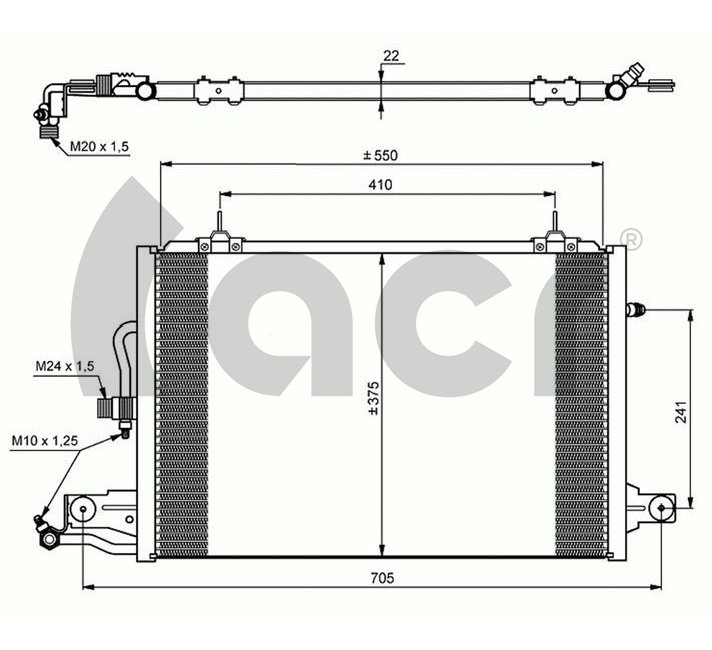 Радиатор кондиционера