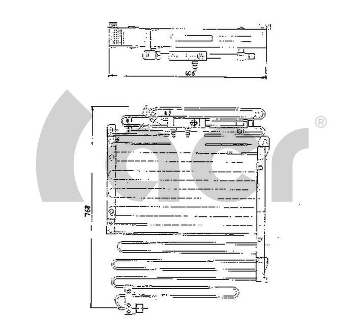 Радиатор кондиционера