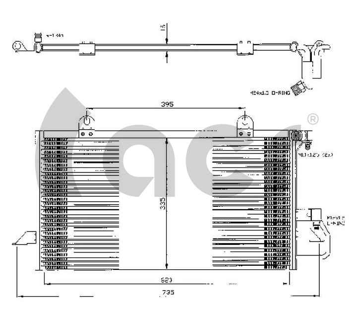 Радиатор кондиционера