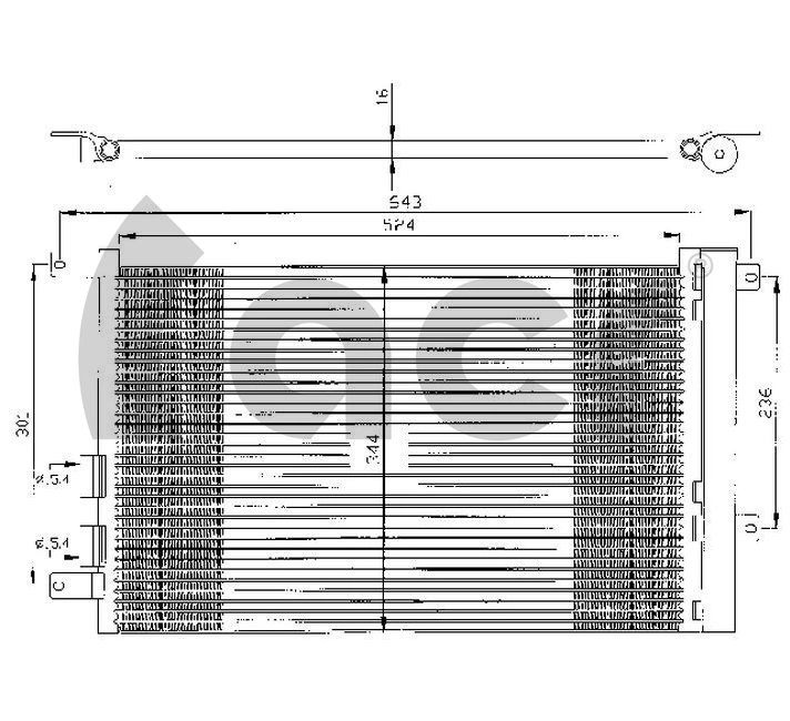 Радиатор кондиционера