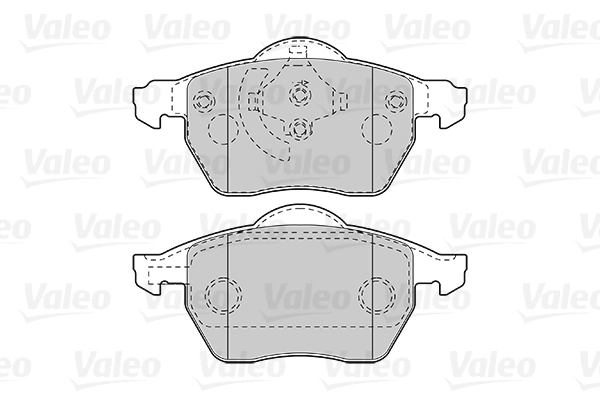 VALEO 301008 - Комплект тормозных колодок, дисковый тормоз FIRST