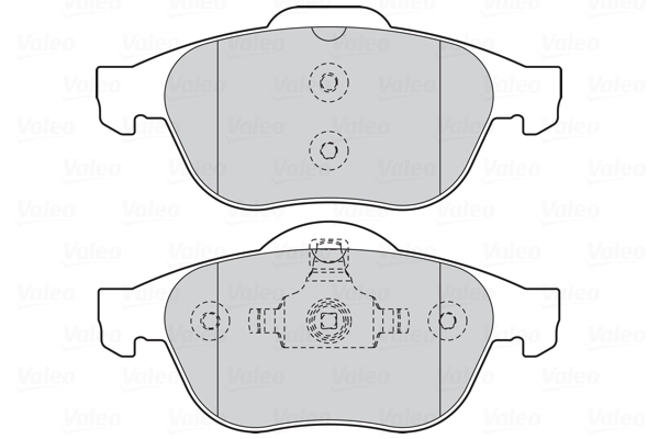 Комплект тормозных колодок, дисковый тормоз FIRST