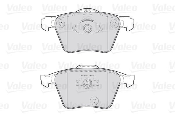 VALEO 301657 - Комплект тормозных колодок, дисковый тормоз FIRST