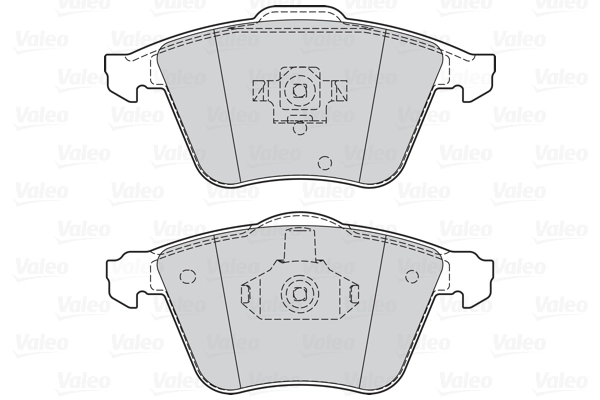 VALEO 302068 - Комплект тормозных колодок, дисковый тормоз FIRST