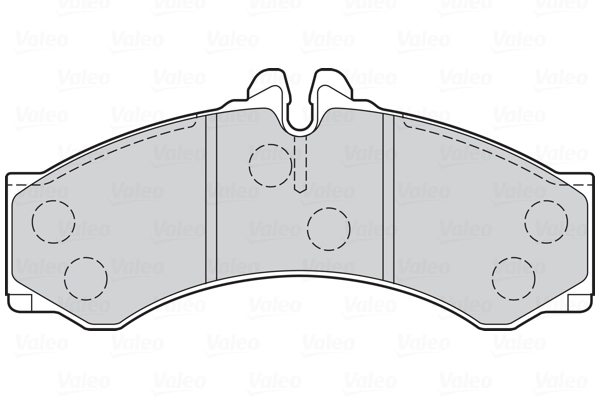 VALEO 302089 - Комплект тормозных колодок, дисковый тормоз FIRST