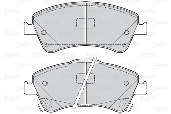 VALEO 302125 - Комплект тормозных колодок, дисковый тормоз FIRST