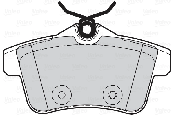 VALEO 302126 - Комплект тормозных колодок, дисковый тормоз FIRST