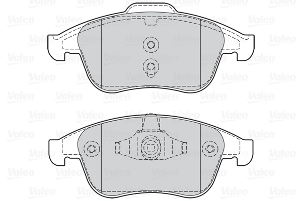 VALEO 302128 - Комплект тормозных колодок, дисковый тормоз FIRST