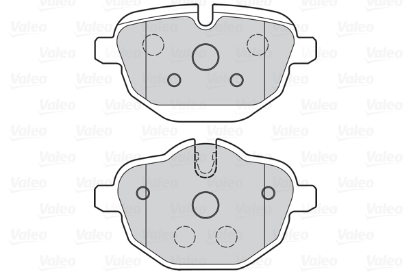 VALEO 302159 - Комплект тормозных колодок, дисковый тормоз FIRST