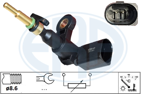 ERA 331061 - Датчик температуры охлаждающей жидкости