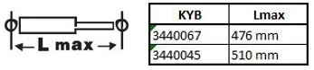 KYB 3440067 - Амортизатор Excel-G