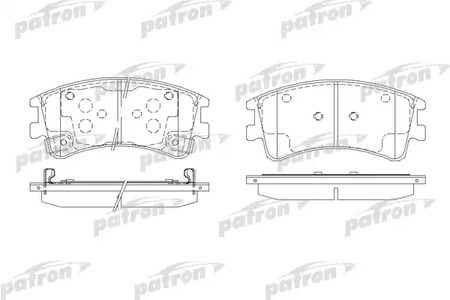 PATRON PBP1619 - Тормозные колодки 