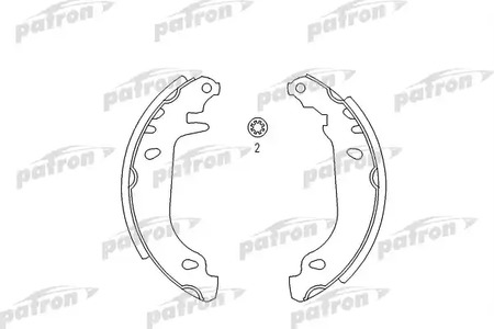 PATRON PSP337 - Барабанные колодки