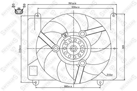 Вентилятор радиатора