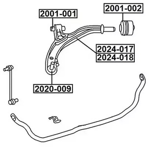 ASVA 2020-009 - Шаровая опора