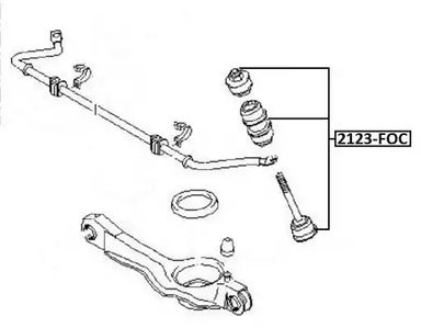 ASVA 2123-FOC - Стойки стабилизатора