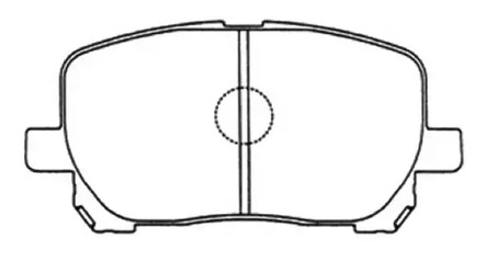 ASVA AKD-1066 - Комплект тормозных колодок, дисковый тормоз Packing AKYOTO