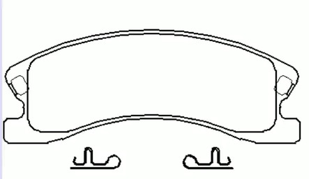 Комплект тормозных колодок, дисковый тормоз Packing AKYOTO