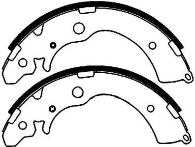 Комплект тормозных колодок Packing AKYOTO