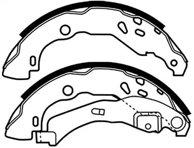 ASVA AKS-2014 - Комплект тормозных колодок Packing AKYOTO