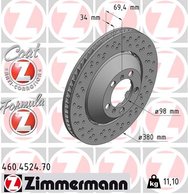 Тормозной диск FORMULA Z BRAKE DISC