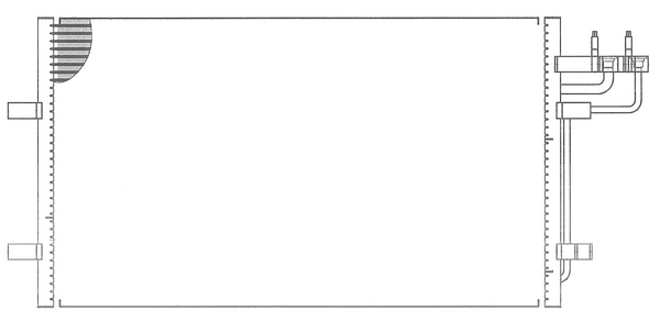 SAKURA AUTOMOTIVE 5161-9801 - Радиатор кондиционера