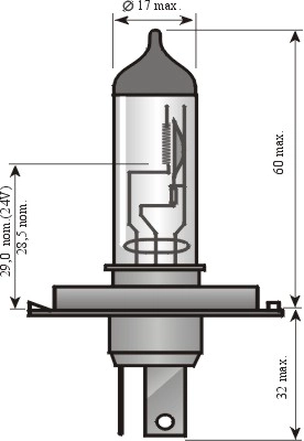 SPAHN GLÜHLAMPEN 54188 - Лампа накаливания, фара дальнего света Heavy Duty