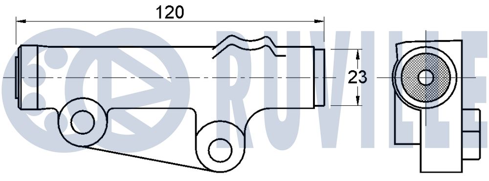 RUVILLE 542279 - Успокоитель ремня ГРМ