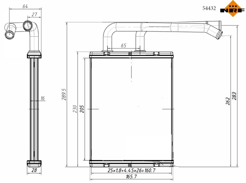 Радиатор печки