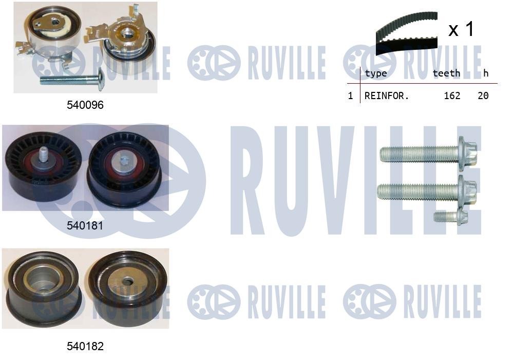 RUVILLE 550040 - Комплект ГРМ