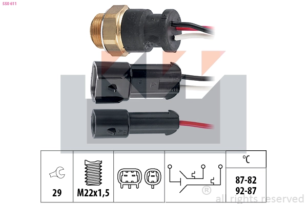 Датчик включения вентилятора