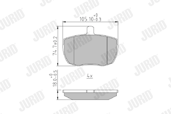 Тормозные колодки 