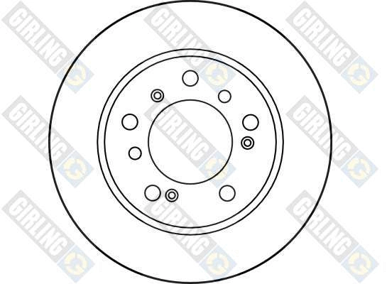 GIRLING 6011183 - Тормозные диски