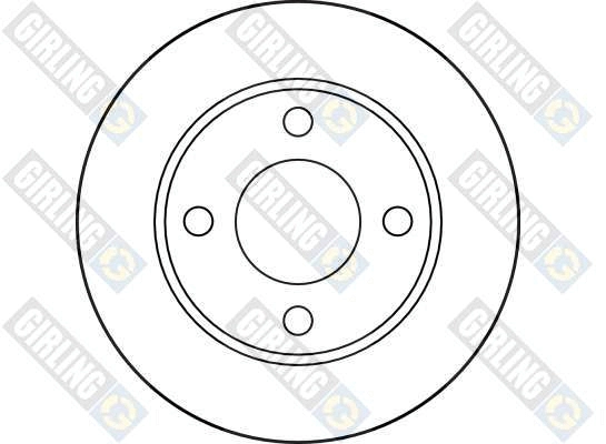 GIRLING 6015264 - Тормозные диски