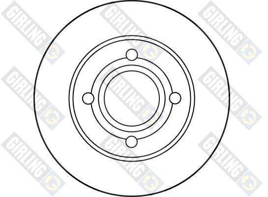 GIRLING 6015364 - Тормозные диски