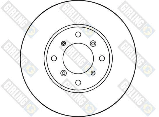 GIRLING 6019631 - Тормозные диски