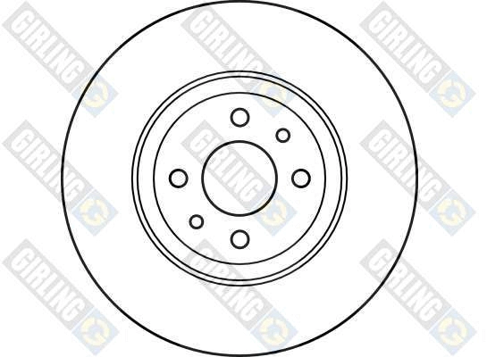 GIRLING 6025661 - Тормозные диски