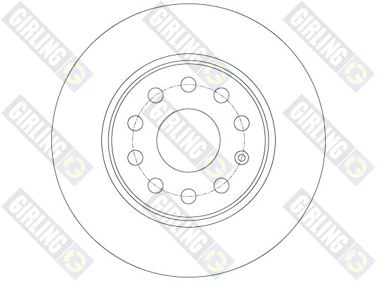 GIRLING 6079112 - Тормозные диски