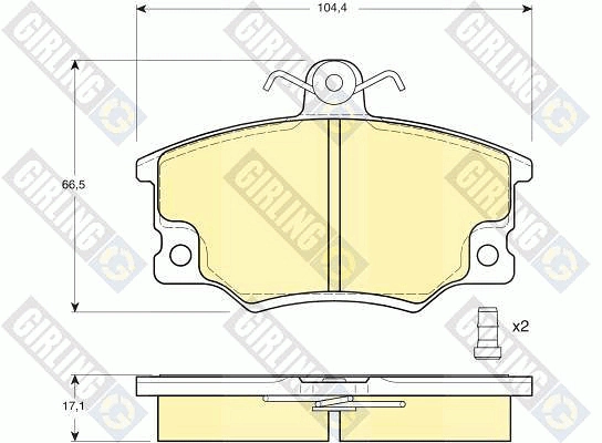 Тормозные колодки 