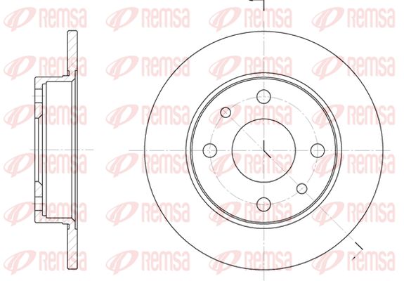 KAWE 6110 00 - Тормозные диски