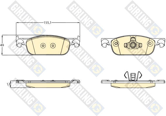 Тормозные колодки 