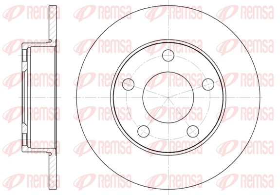 KAWE 6124 00 - Тормозные диски