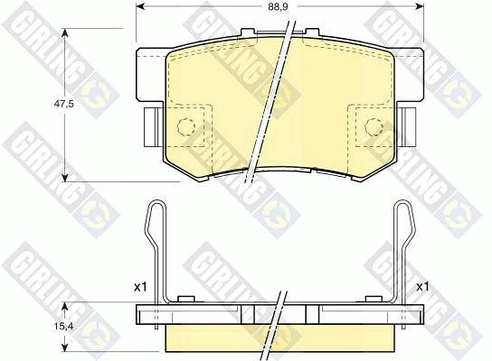 Тормозные колодки 