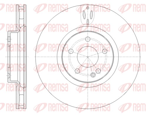 REMSA 61657.10 - Тормозные диски