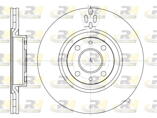 ROADHOUSE 6316.11 - Тормозные диски
