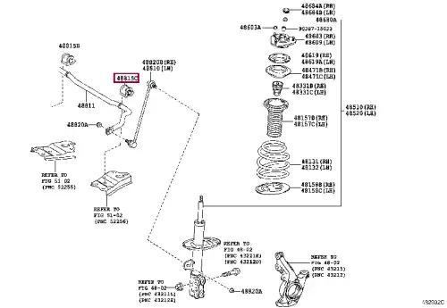 TOYOTA 488150f040 - втулка стабилизатора переднего левая! \ Toyota Rav4 ACA30 2.0VVTi 05-09