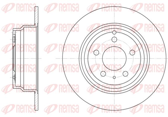 KAWE 6411 00 - Тормозные диски