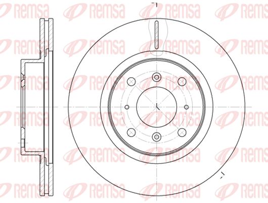 KAWE 6484 10 - Тормозные диски