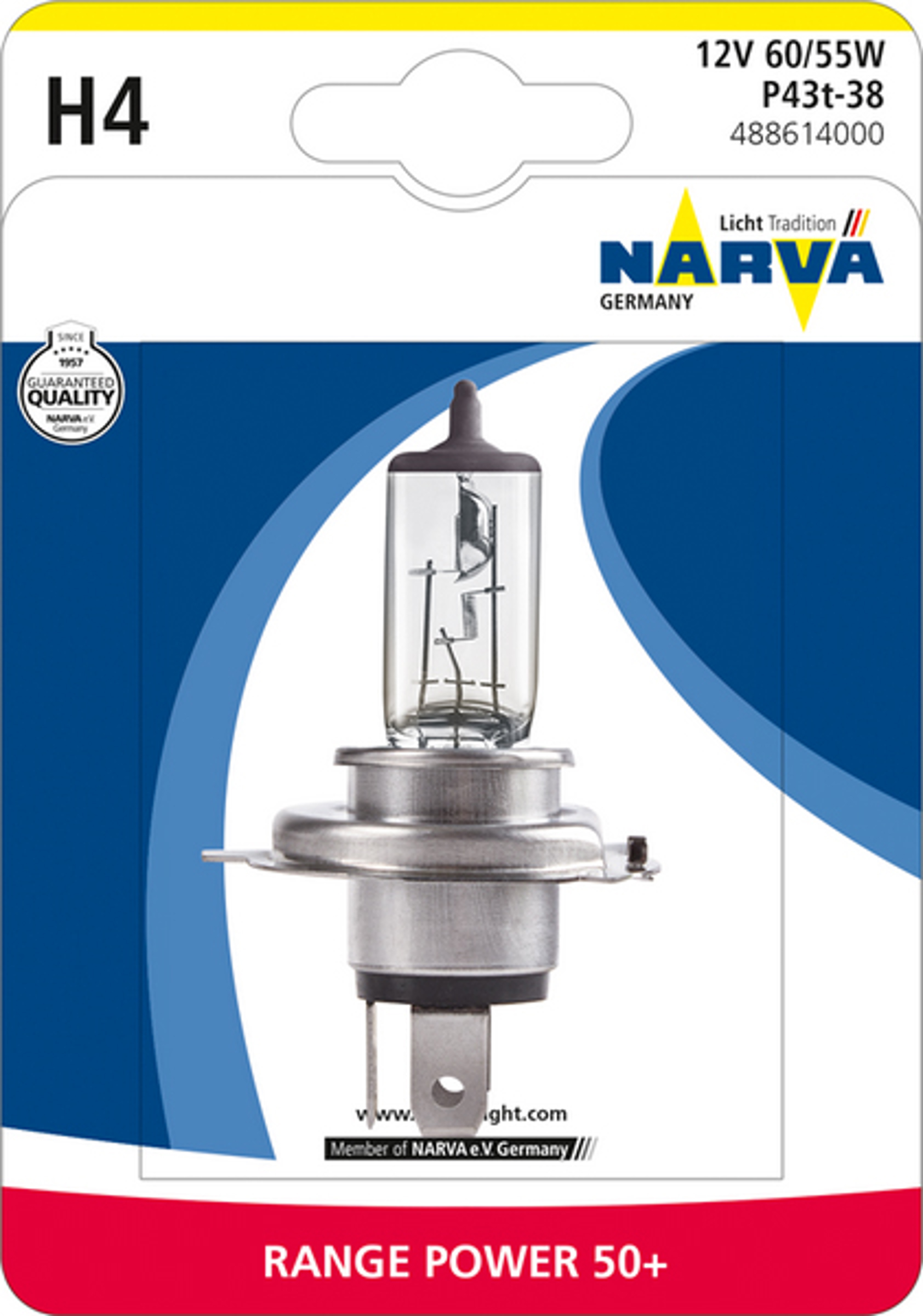 NARVA 48861rp50b - NARVA, ЛАМПА ГАЛОГЕННАЯ РОСС