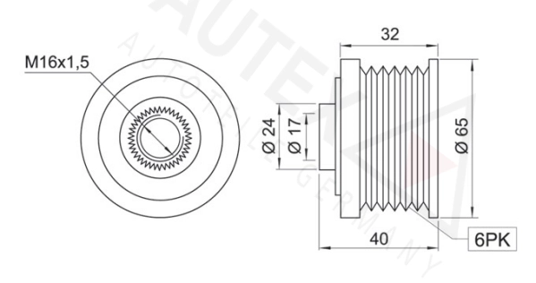 Шкив генератора